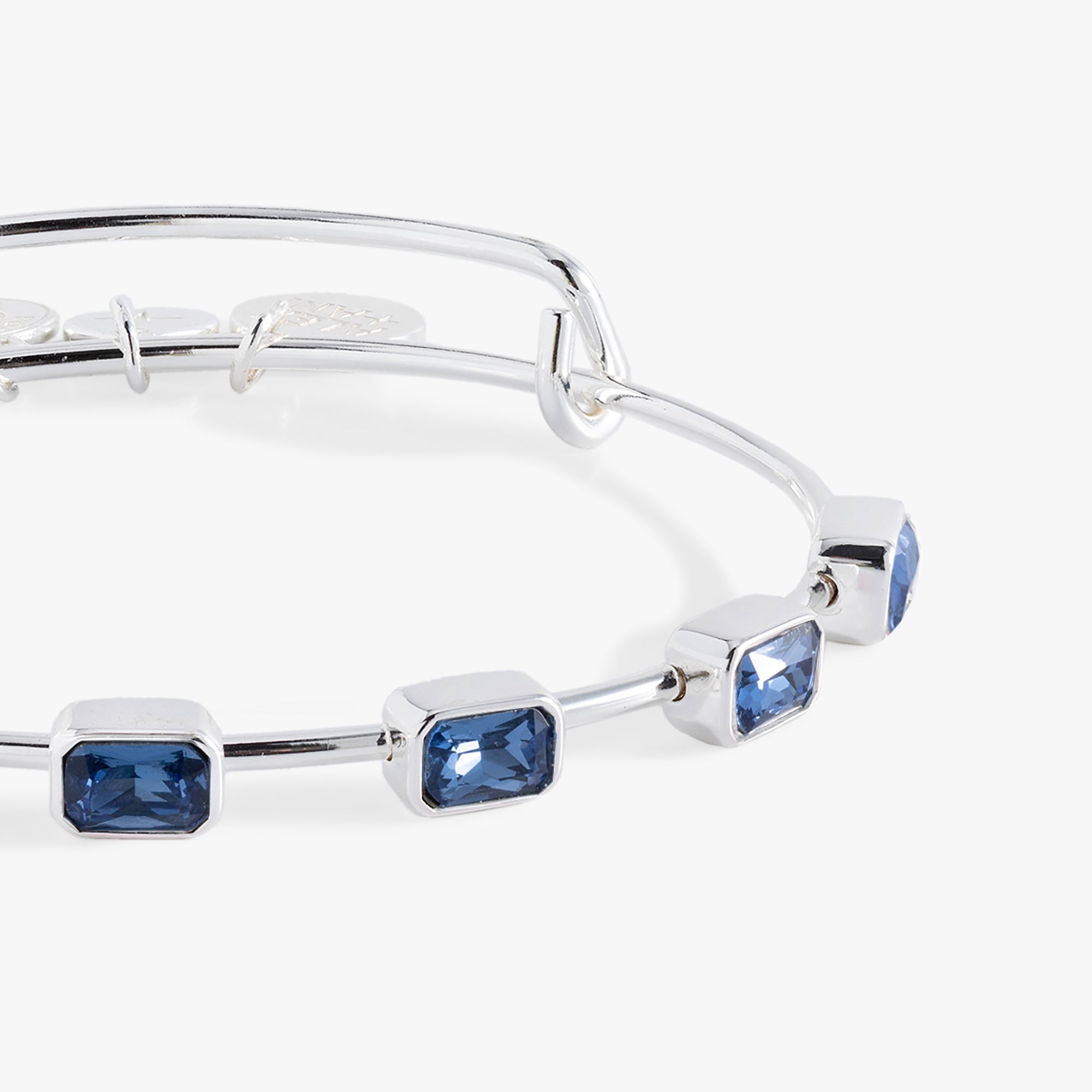 September Birthstone Emerald Cut Bangle - Aaria Tees Aaria Tees