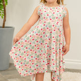 Ladybug Flower Garden Emma's Racerback Dress Aaria Tees