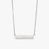 Bar Necklace with Crystal Accent - Aaria Tees Aaria Tees