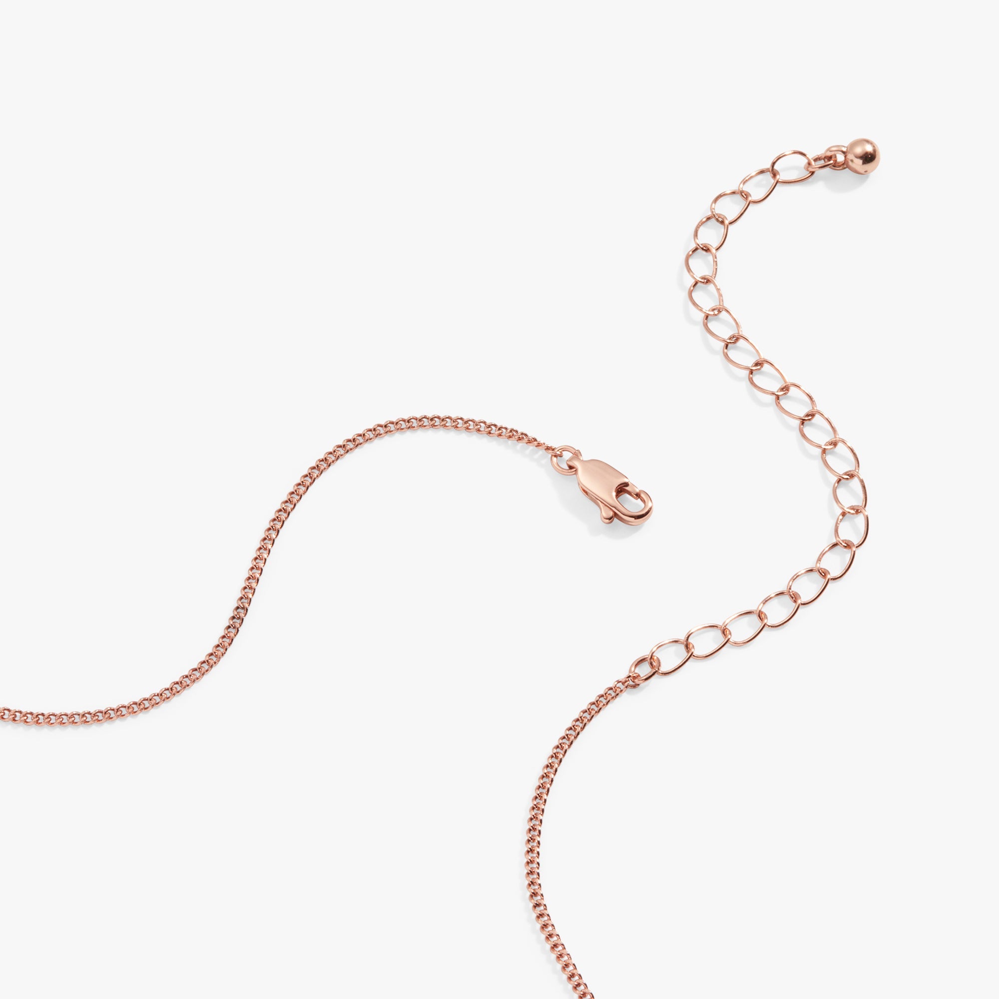 Bar Necklace with Crystal Accent - Aaria Tees Aaria Tees