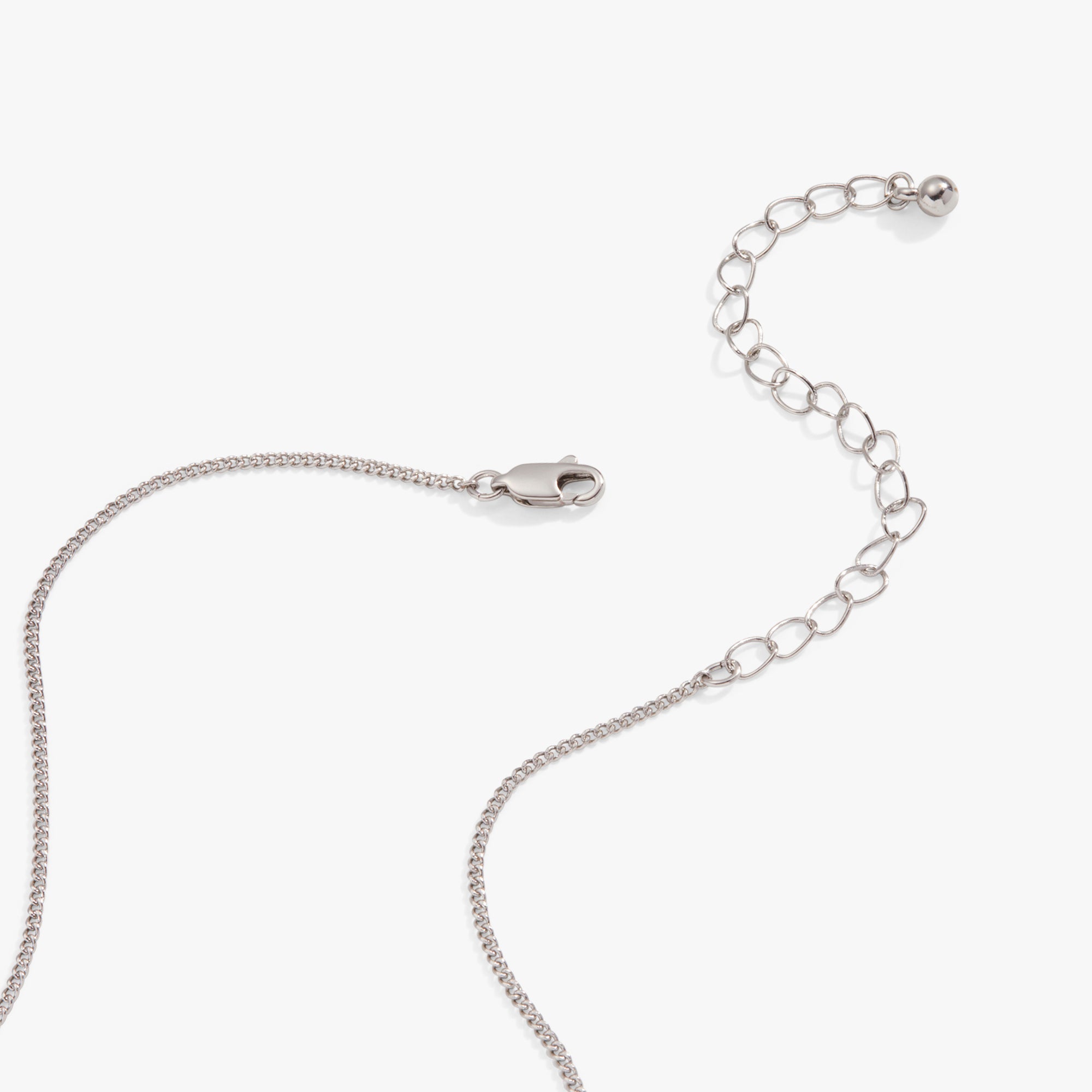 Bar Necklace with Crystal Accent - Aaria Tees Aaria Tees