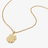 Four-Leaf Clover Necklace, 21" - Aaria Tees Aaria Tees