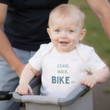 graphic bodysuit | crawl walk bike - Aaria Tees Aaria Tees
