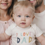 graphic bodysuit | love dad - Aaria Tees Aaria Tees