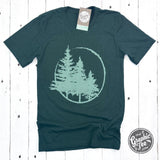 Evergreens Heather Emerald Short Sleeve Tee - Aaria Tees Aaria Tees