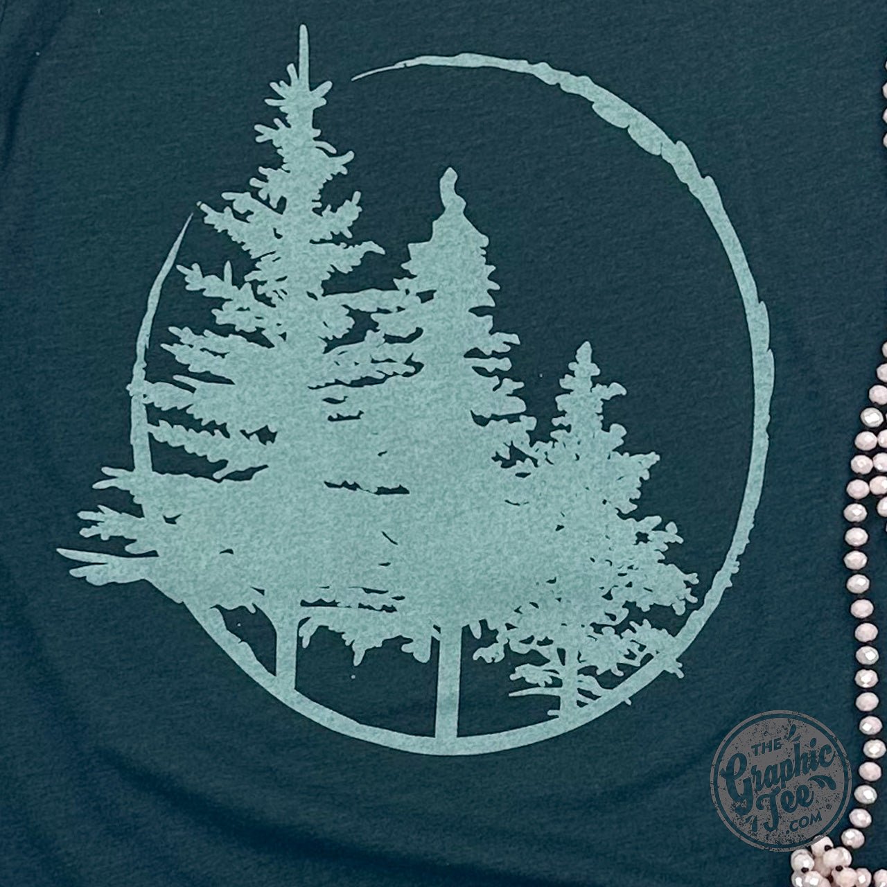 Evergreens Heather Emerald Short Sleeve Tee - Aaria Tees Aaria Tees