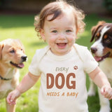 graphic bodysuit |Every Dog Needs A Baby - Aaria Tees Aaria Tees