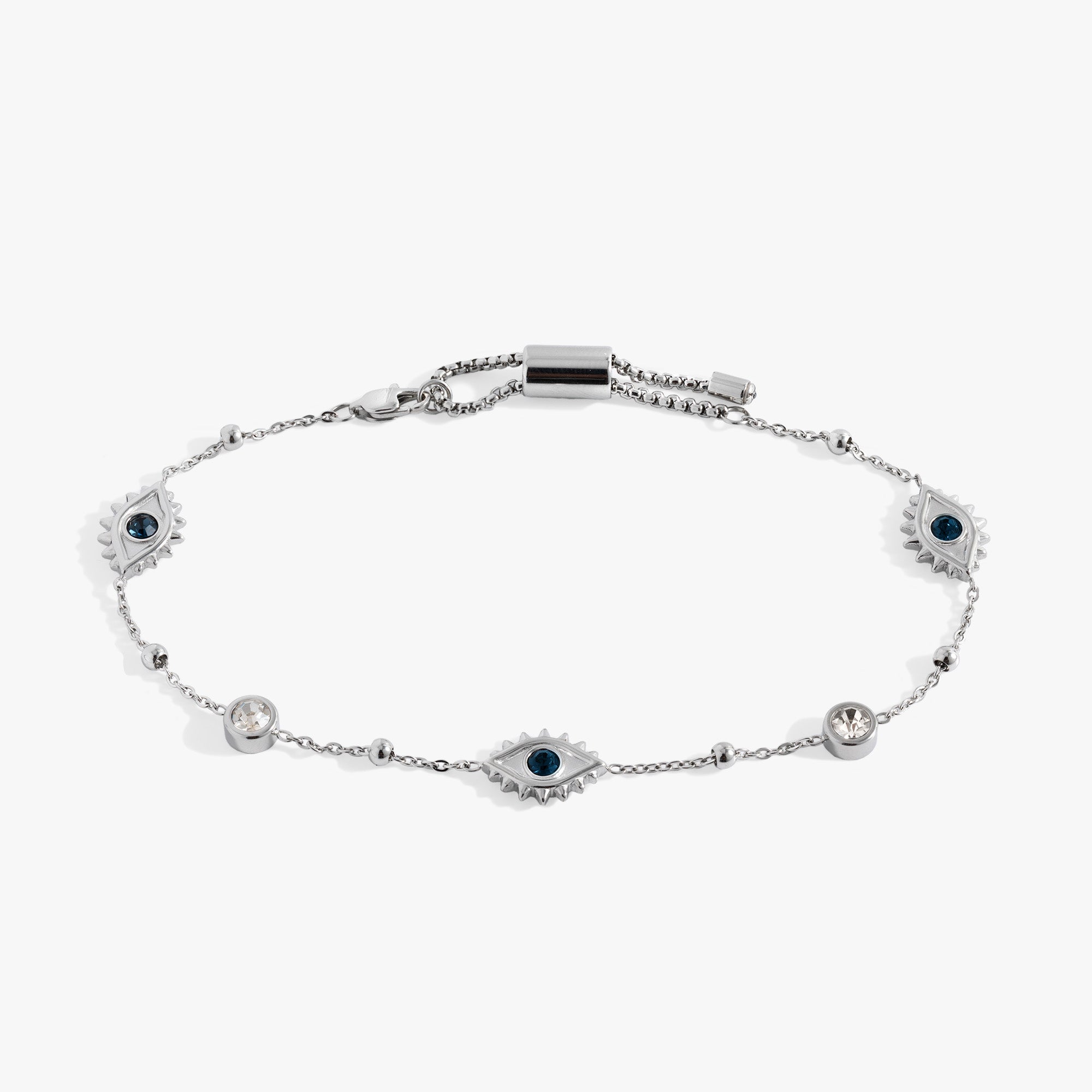 Evil Eye Crystal Anklet - Aaria Tees Aaria Tees