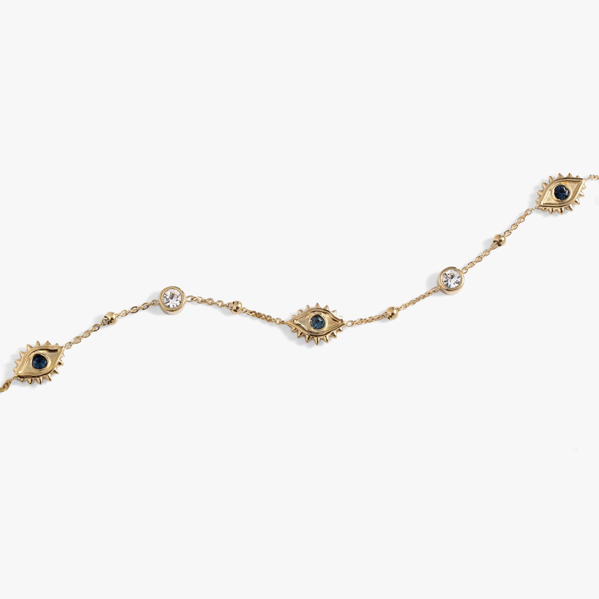 Evil Eye Crystal Anklet - Aaria Tees Aaria Tees