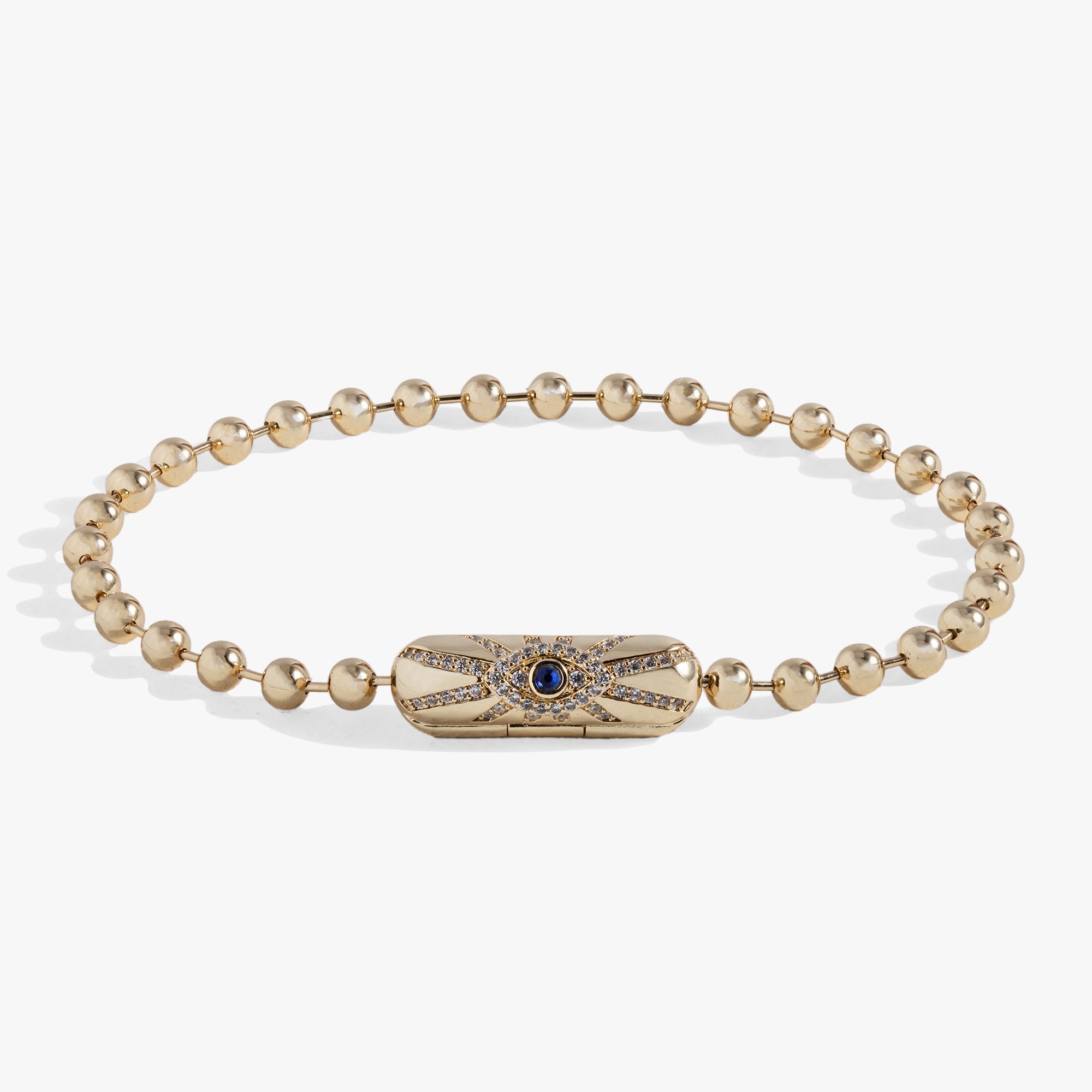 Evil Eye Barrel Closure Bracelet - Aaria Tees Aaria Tees