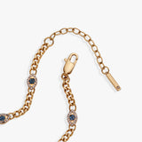Evil Eye Curb Chain Inline Bracelet - Aaria Tees Aaria Tees