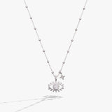 Evil Eye Duo Charm Necklace - Aaria Tees Aaria Tees