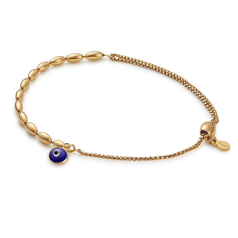 Evil Eye Pull Chain Bracelet - Aaria Tees Aaria Tees
