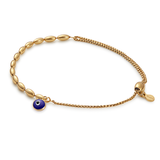 Evil Eye Pull Chain Bracelet - Aaria Tees Aaria Tees