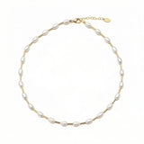 Eliana Pearl Necklace Aaria Tees