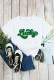 Sloane Patched Graphic T Shirt - Aaria Tees Aaria Tees