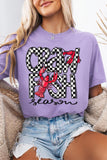 Wisteria Craw Fish Season Graphic Short Sleeve Top Aaria Tees