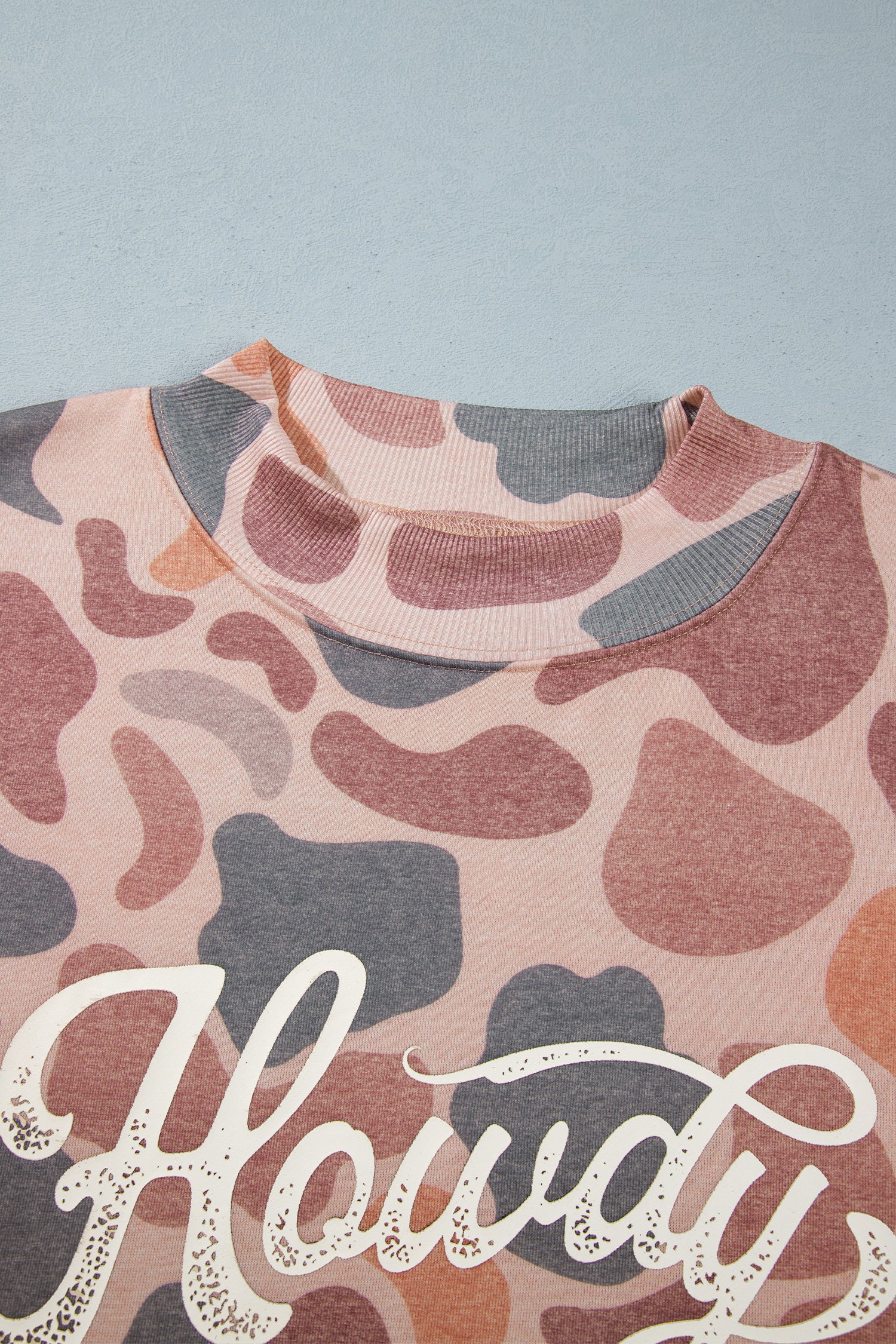 Multicolour Camouflage Western Graphic Plus Size Sweatshirt - Aaria Tees Aaria Tees