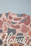 Multicolour Camouflage Western Graphic Plus Size Sweatshirt - Aaria Tees Aaria Tees