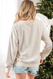 Sylevi Graphic Ribbed Loose Sweatshirt - Aaria Tees Aaria Tees