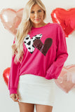 Whitley Heart Patch Graphic Sweatshirt - Aaria Tees Aaria Tees
