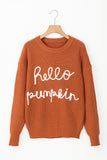 Hello Pumpkin Graphic Sweater - Aaria Tees Aaria Tees