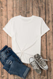 White Easter Egg Bow Bunny Ear Printed T Shirt Aaria Tees