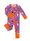 PoshTOT Sanrio Hello Kitty Milk Bamboo Baby Convertible Zippy Romper - Aaria Tees Aaria Tees