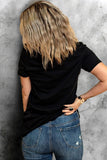 Black This mama prays Graphic Plain Tee Aaria Tees