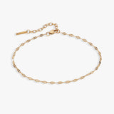 Multi Faceted Chain Anklet - Aaria Tees Aaria Tees