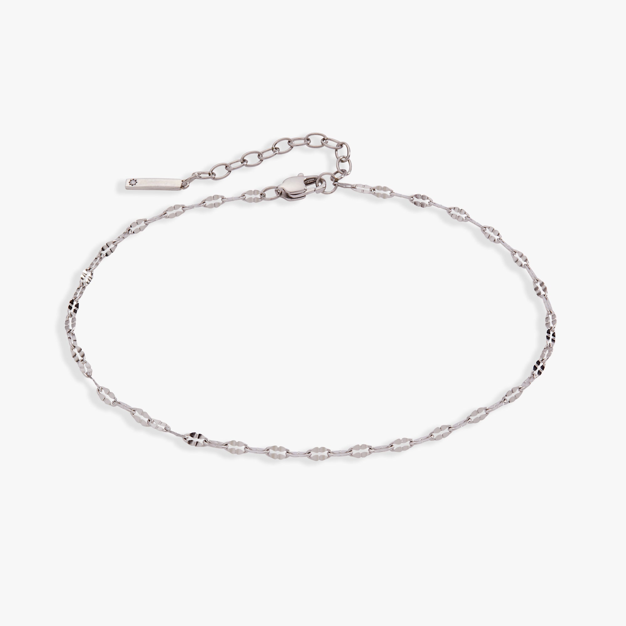 Multi Faceted Chain Anklet - Aaria Tees Aaria Tees