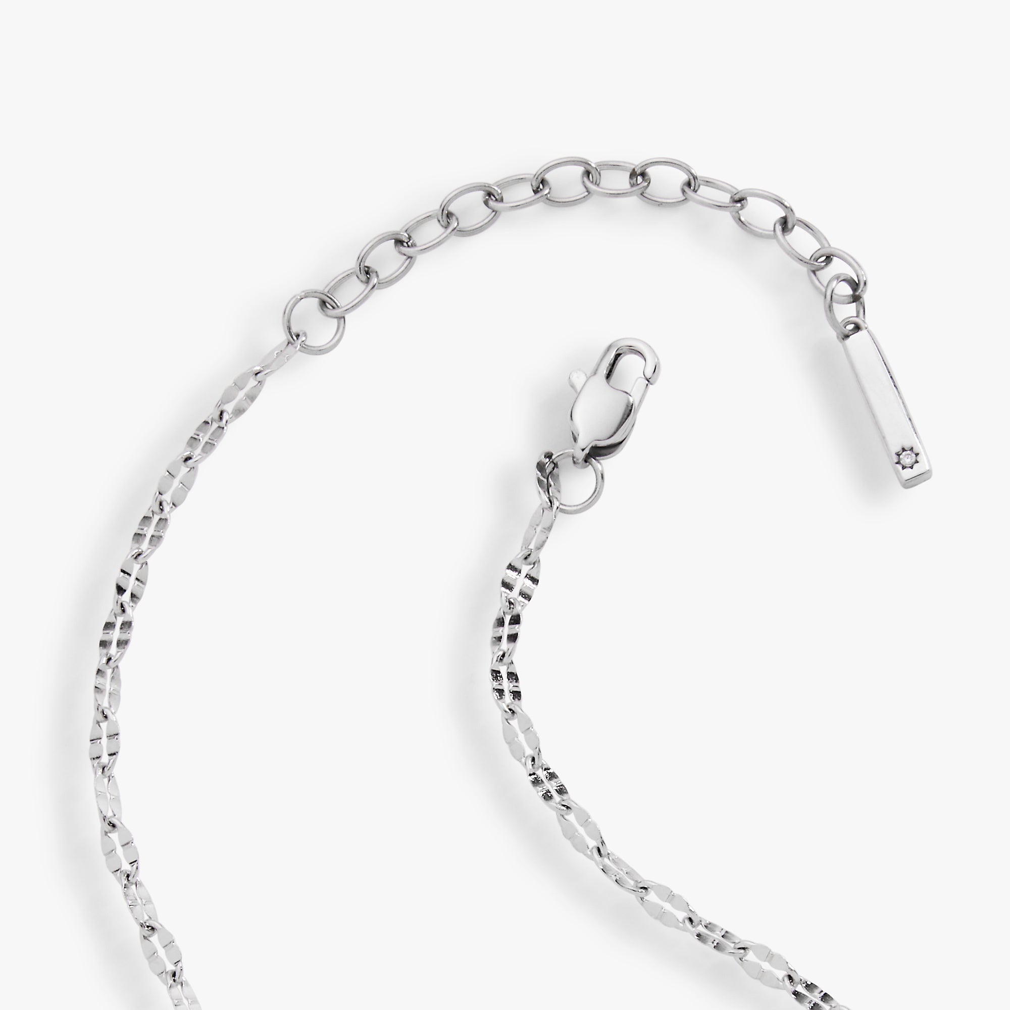 Multi Faceted Chain Anklet - Aaria Tees Aaria Tees