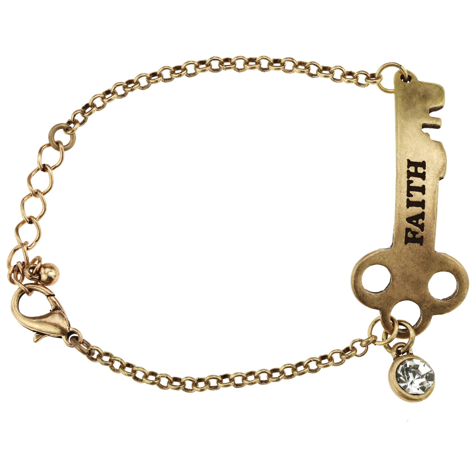 Faith is the Key Bracelet - Aaria Tees Aaria Tees