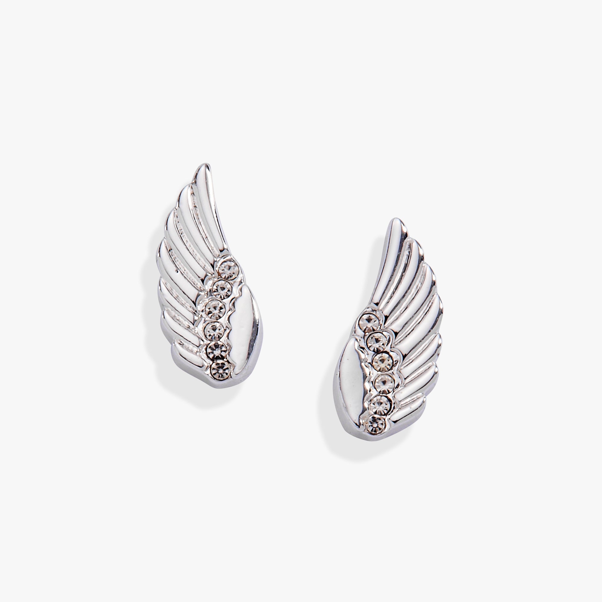 Faith Wing Stud Earrings - Aaria Tees Aaria Tees