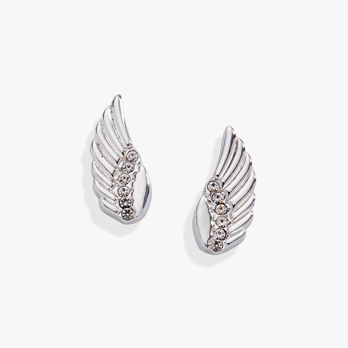 Faith Wing Stud Earrings - Aaria Tees