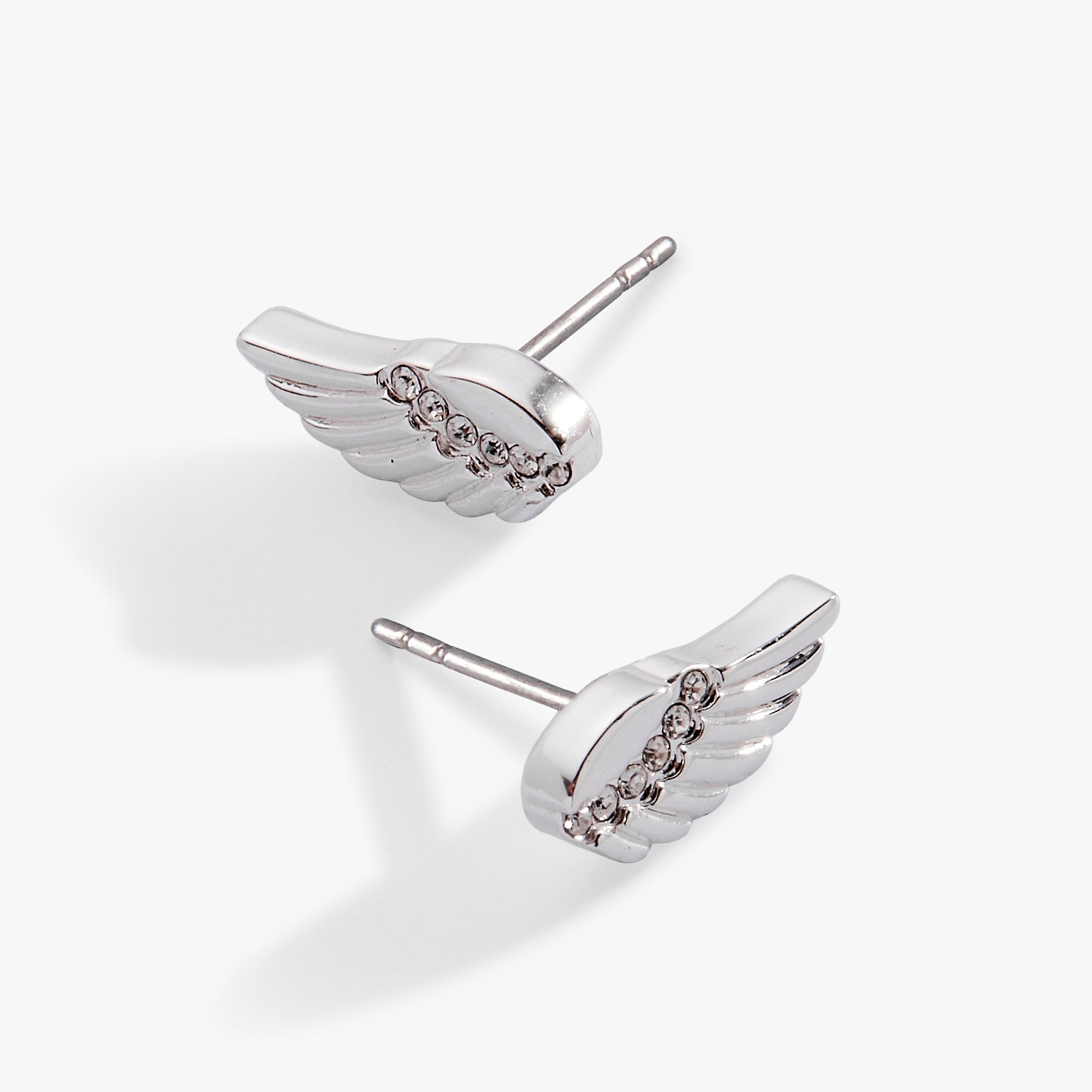 Faith Wing Stud Earrings - Aaria Tees Aaria Tees