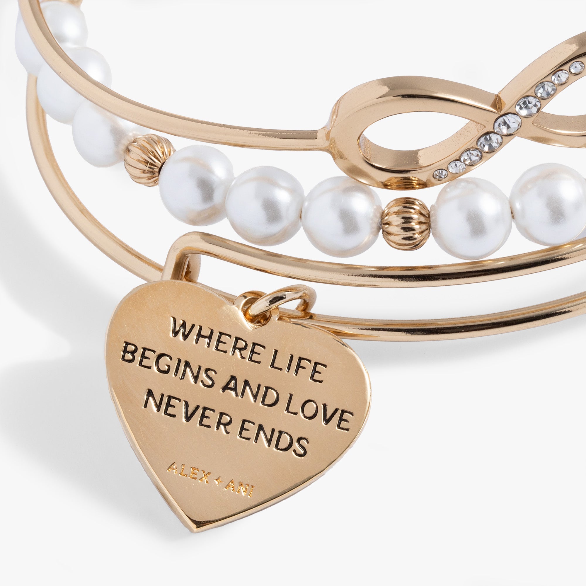 Family Bangle Set of 3 - Aaria Tees Aaria Tees