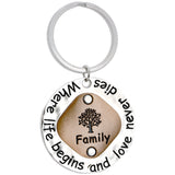 Family Tree Keychain - Aaria Tees Aaria Tees
