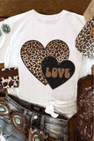 Adriana Printed Valentines Graphic Tee - Aaria Tees Aaria Tees