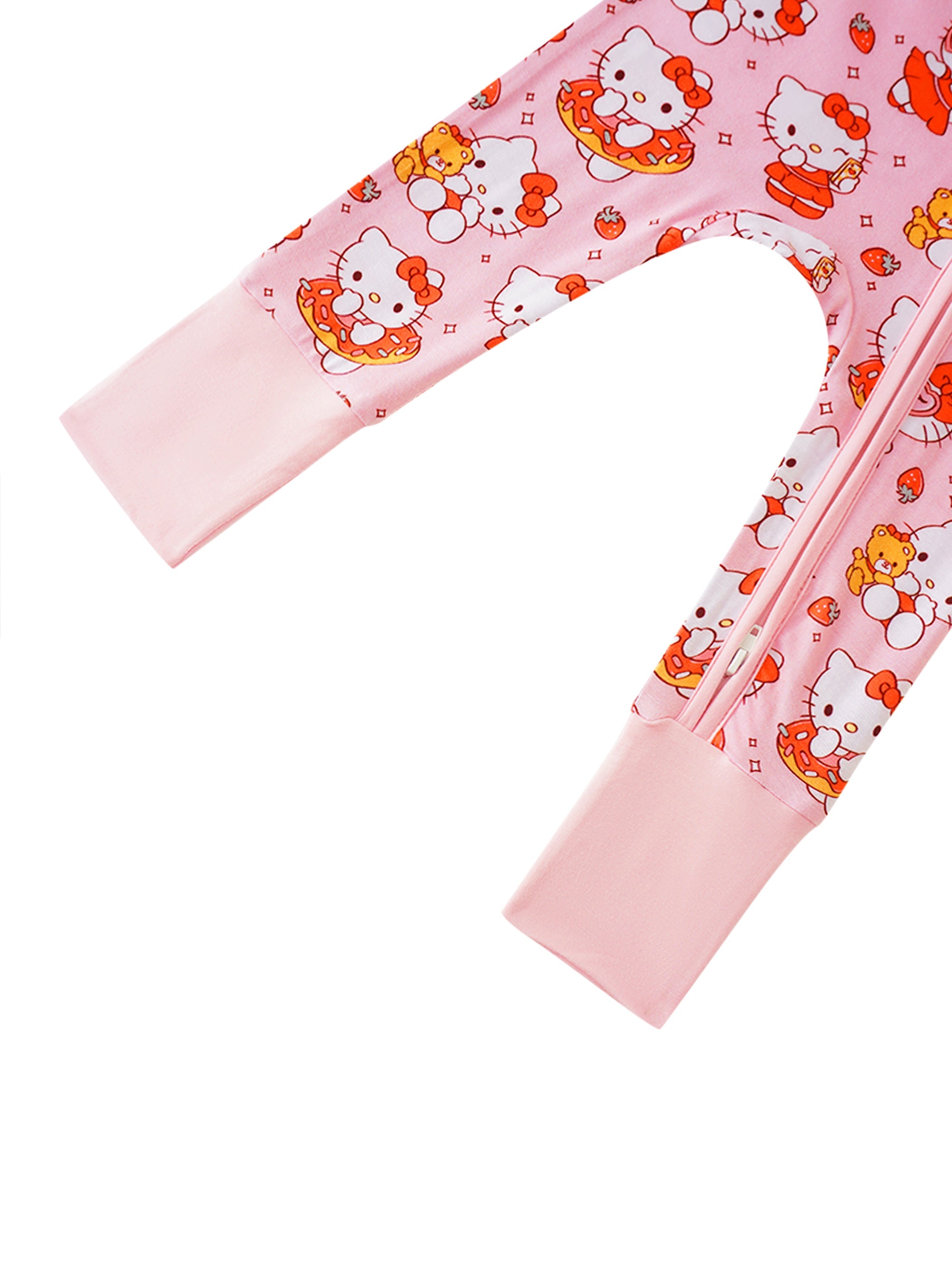 PoshTOT Sanrio Hello Kitty Bamboo Baby Convertible Zippy Romper - Aaria Tees Aaria Tees