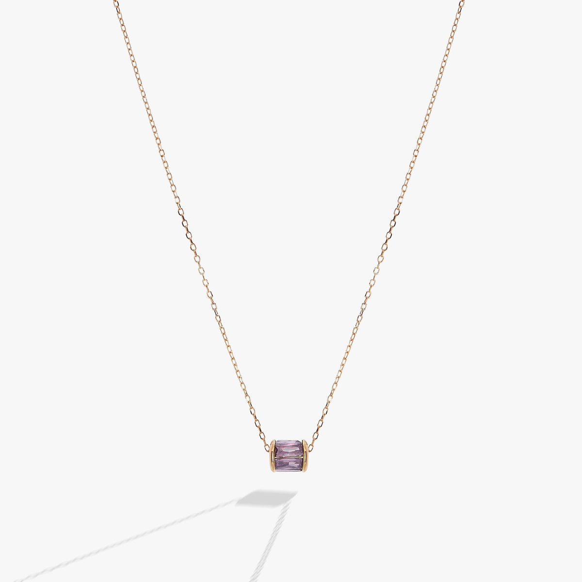 February Birthstone Precious Pendant Necklace - Aaria Tees