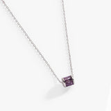 February Birthstone Precious Pendant Necklace - Aaria Tees Aaria Tees