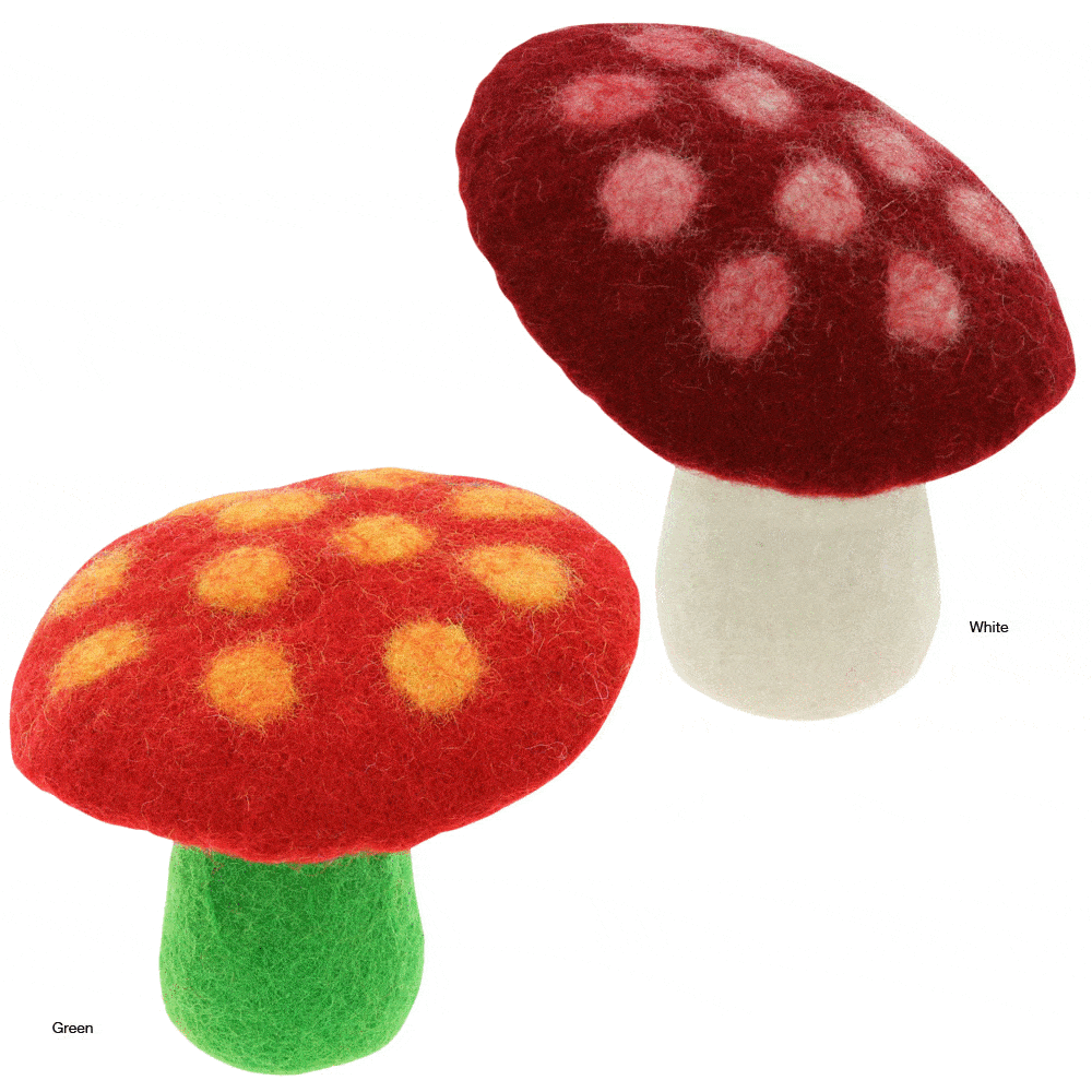 Felt Mushroom - Aaria Tees Aaria Tees