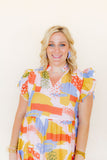 Fern Statement Earrings - Lavender Haze - Aaria Tees Aaria Tees