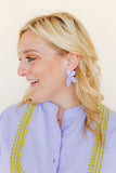 Fern Statement Earrings - Lavender Haze - Aaria Tees Aaria Tees