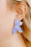 Fern Statement Earrings - Lavender Haze - Aaria Tees Aaria Tees