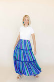 Fern Statement Earrings - Mystic Lagoon - Aaria Tees Aaria Tees