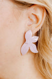Fern Statement Earrings - Vintage Rose - Aaria Tees Aaria Tees