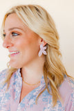 Fern Statement Earrings - Vintage Rose - Aaria Tees Aaria Tees