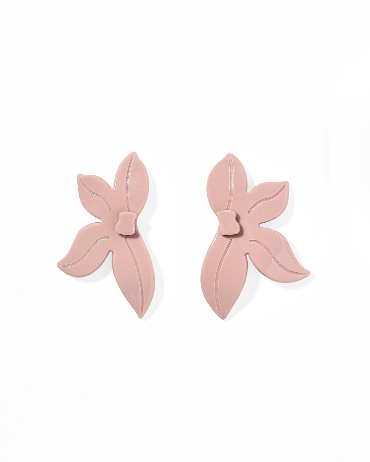 Fern Statement Earrings - Vintage Rose - Aaria Tees
